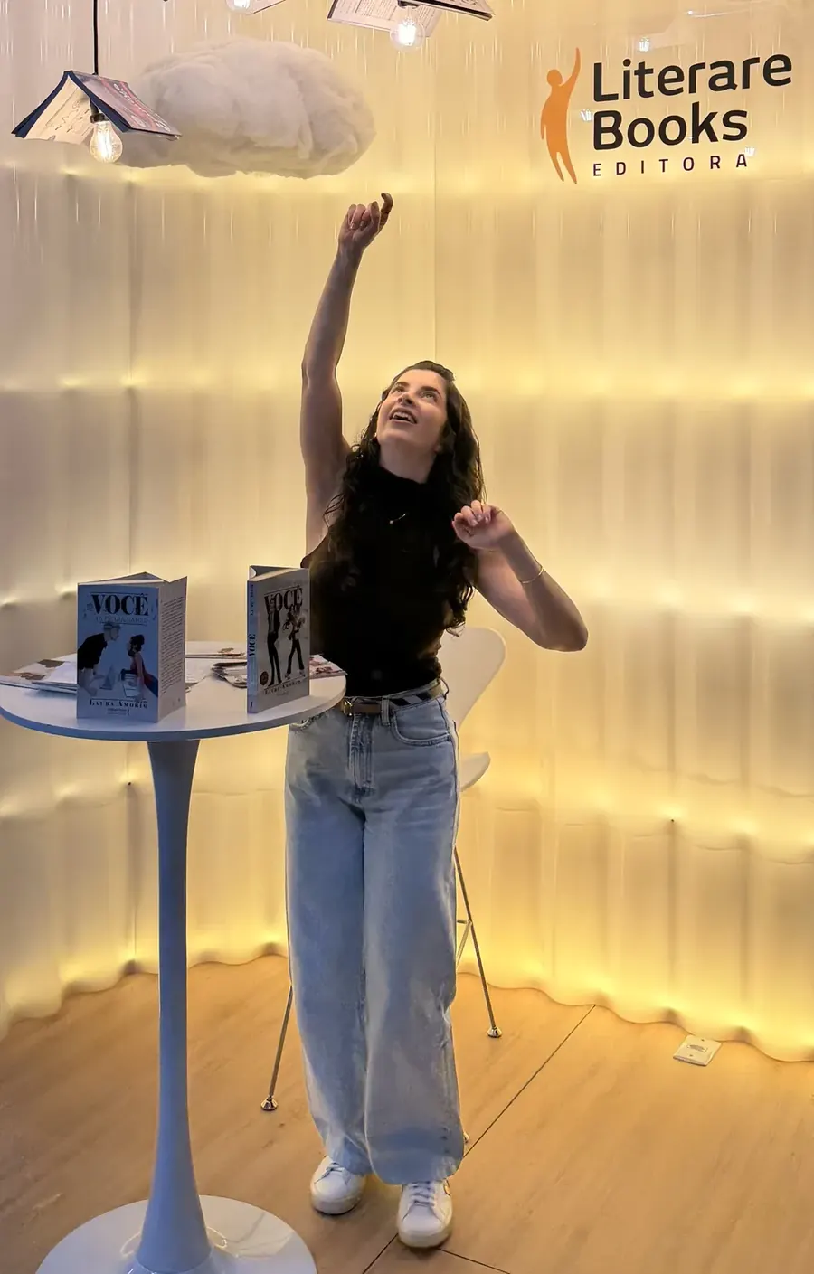 Laura Amorim na Bienal do Livro